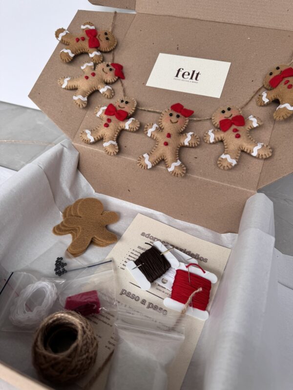 kit guirnalda gingerbread manualidades